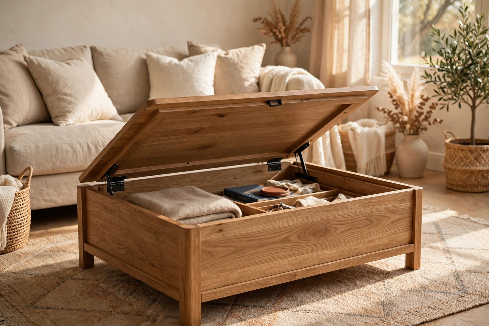 Lift-Top Coffee Table