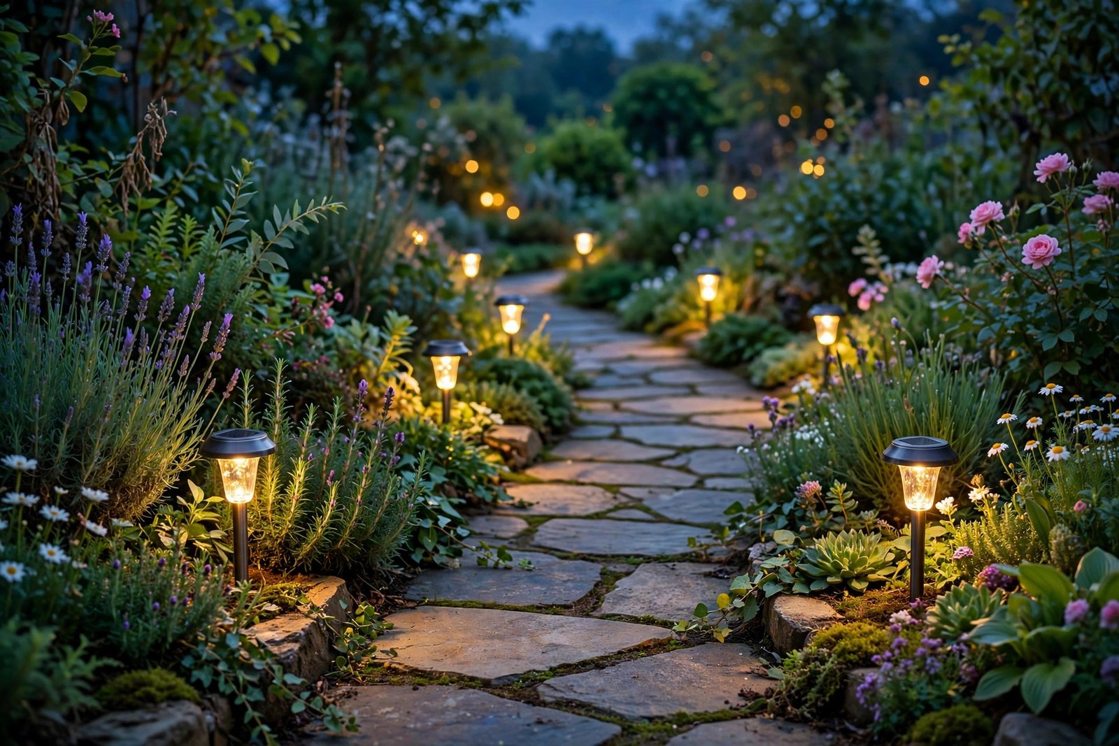 Solar Garden Lights (4-Pack)